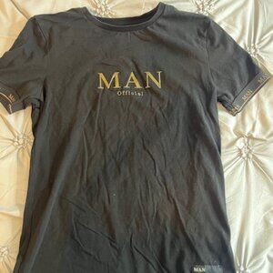 Boohoo Man Black TShirt Size Small